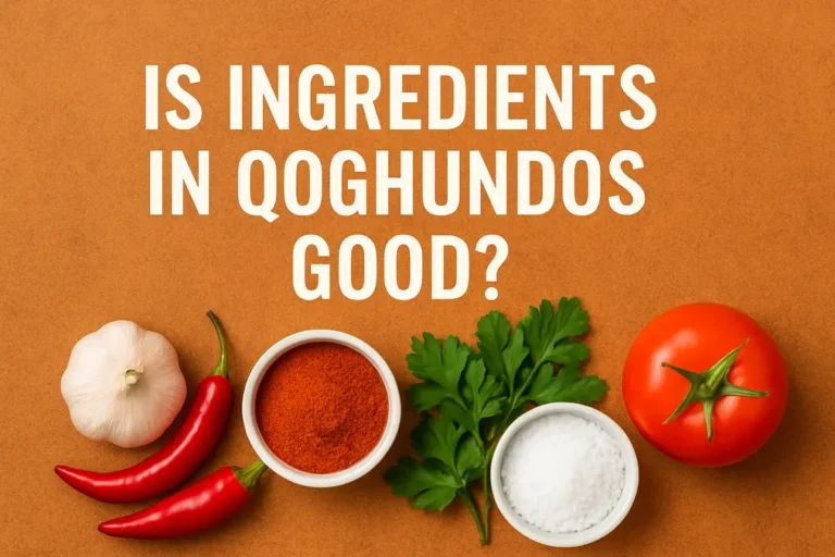 Is Ingredients in Qoghundos Good? Exploring Their Health Benefits and Nutritional Value